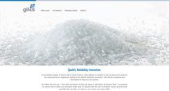 Desktop Screenshot of gileschemical.com